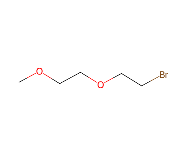 1-bromo-2-(2-methoxyethoxy)ethane structure