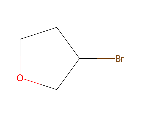 3-Bromotetrahydrofuran structure