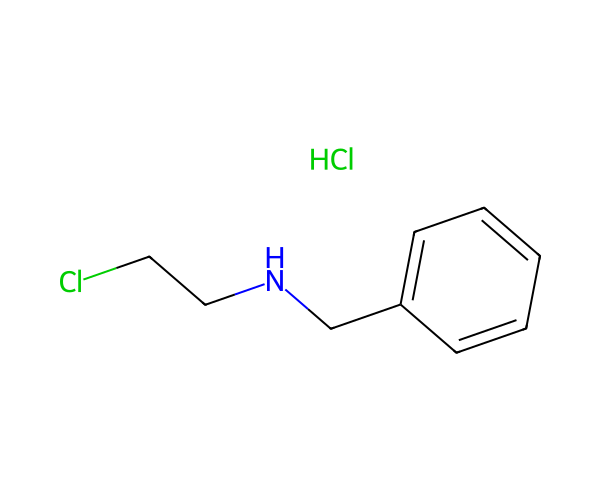 N-benzyl-2-chloroethanamine;hydrochloride structure