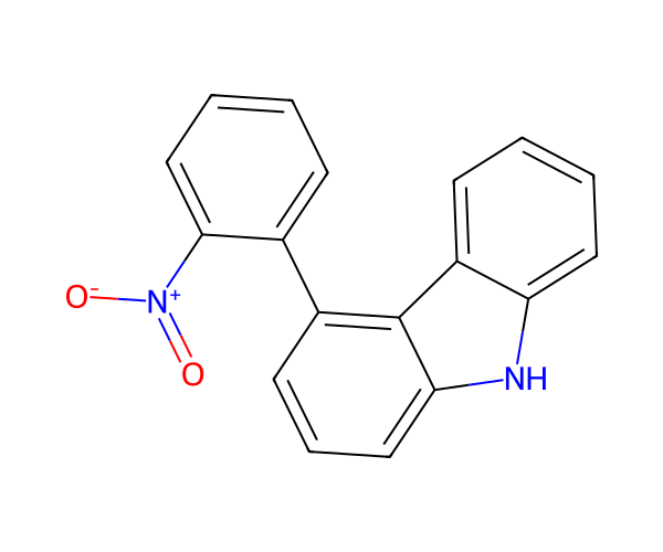9H-Carbazole, 4-(2-nitrophenyl)- structure