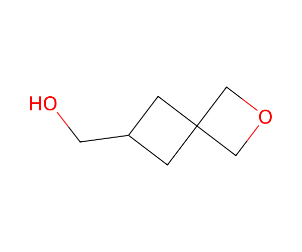 2-Oxaspiro[3.3]heptan-6-ylmethanol structure