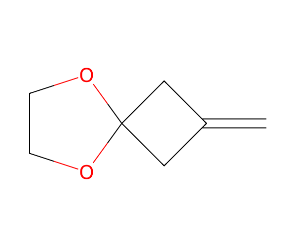 2-Methylene-5,8-dioxaspiro[3.4]octane structure