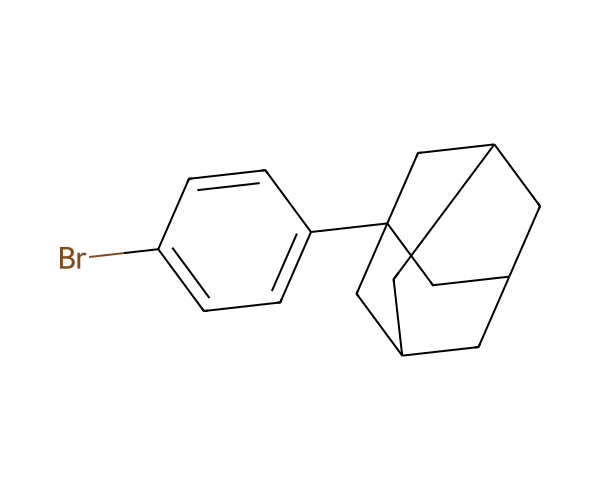 1-(4-Bromophenyl)adamantane structure
