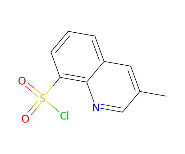 3-Methyl-8-quinolinesulphonyl chloride structure