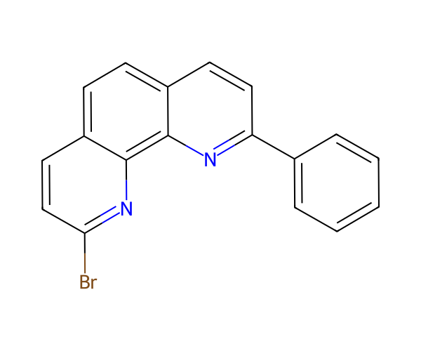 2-Bromo-9-phenyl-1,10-phenanthroline structure