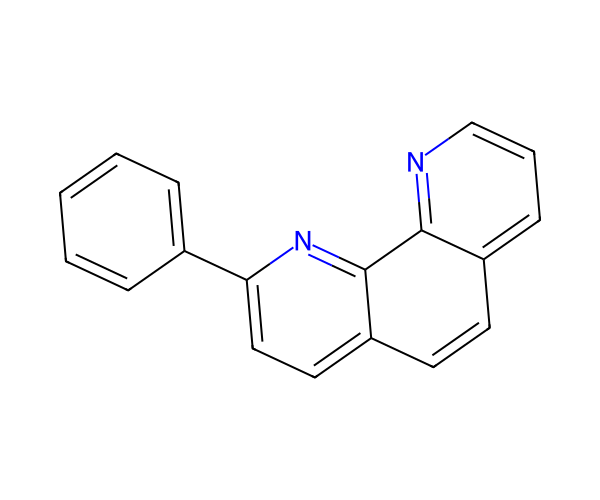 1,10-Phenanthroline, 2-phenyl- structure