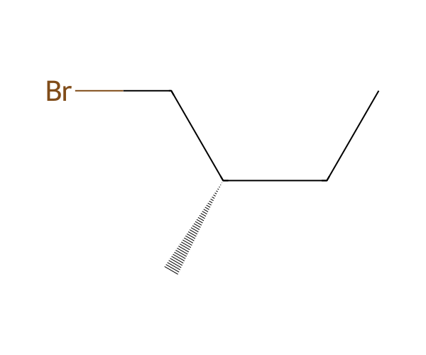 (S)-(+)-1-Bromo-2-methylbutane structure