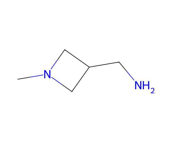 (1-Methylazetidin-3-yl)methanamine structure