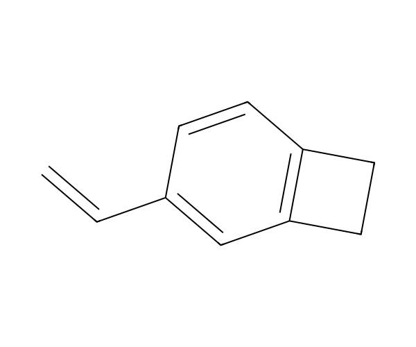 4-vinylbenzocyclobutene structure